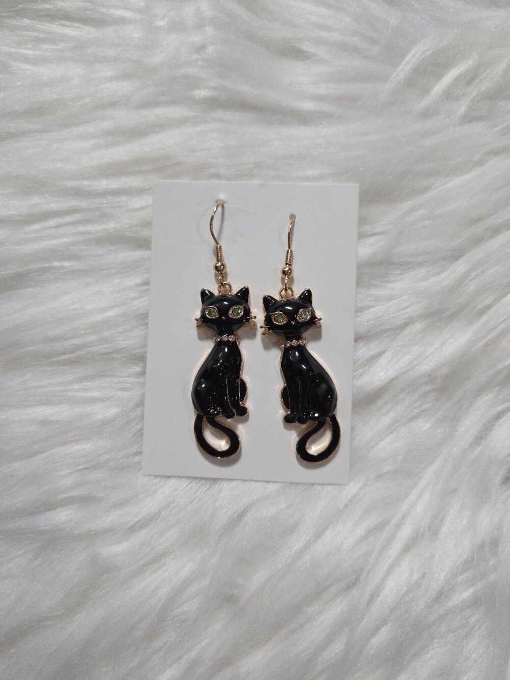 Black Cat Earrings
